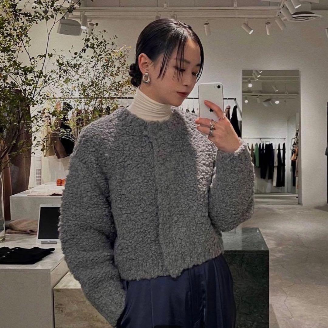 TEDDY BEAR HAND KNIT TOPS clane クラネ - メルカリ