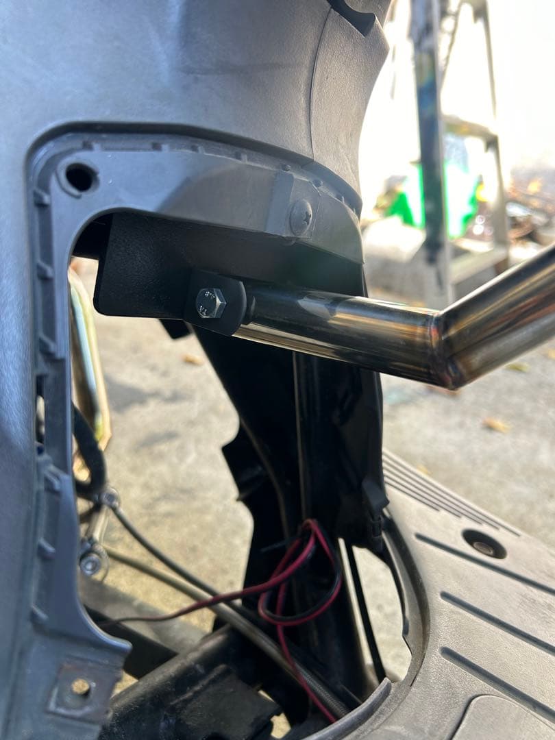 アドレスV125フレーム補強バーセンターバーワンオフワンツーアド