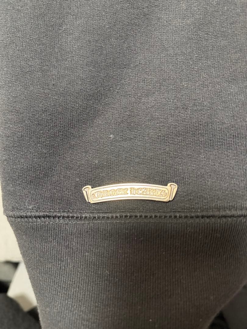 s*k様 CHROME HEARTS ブラック トレーナー トリプルクロス刺繍ロ