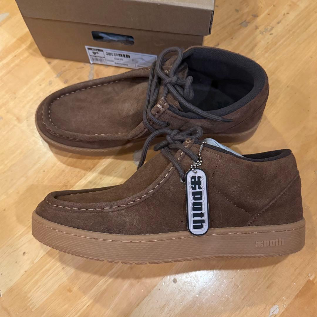 靴 27.5cm ipath Cats Brown Suede