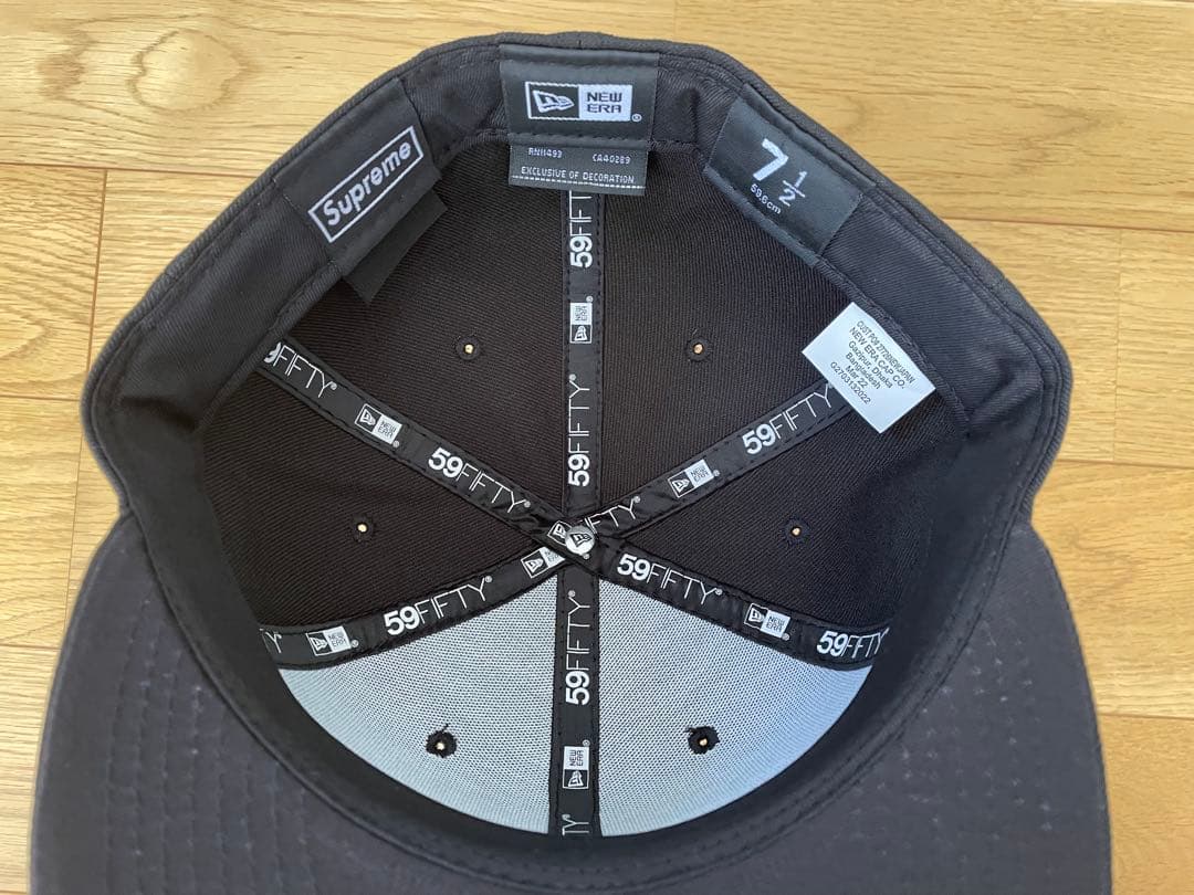 Supreme NEW ERA 59FIFTY ブラックキャップ 7 1/2 - メルカリ