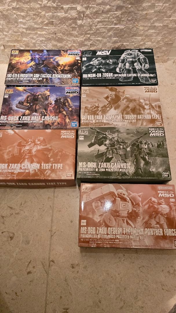 HG ORIGIN MSD MSV ジオン系 ガンプラ14種 - メルカリ