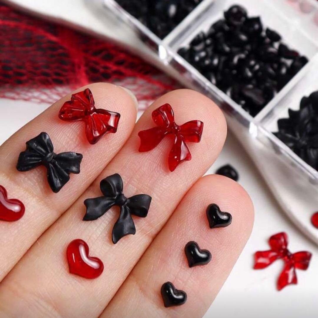 ネイルパーツ リボン ハート - メルカリ