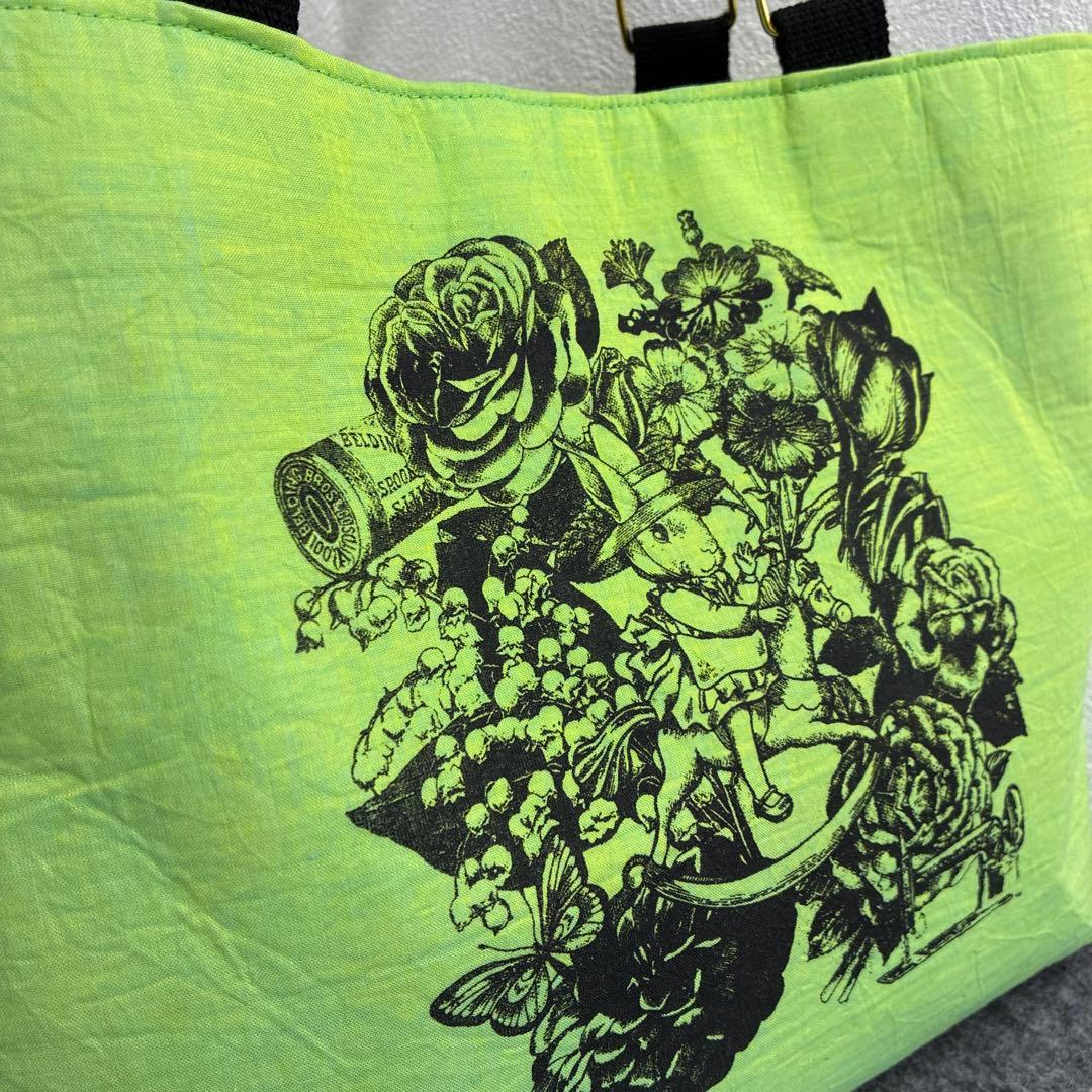 ジョリーフルール エピファニー トートバッグ ライムグリーン - メルカリ