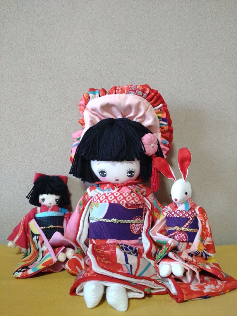 文化人形 三体セット ハンドメイド 作家もの - 人形工場 直営 店