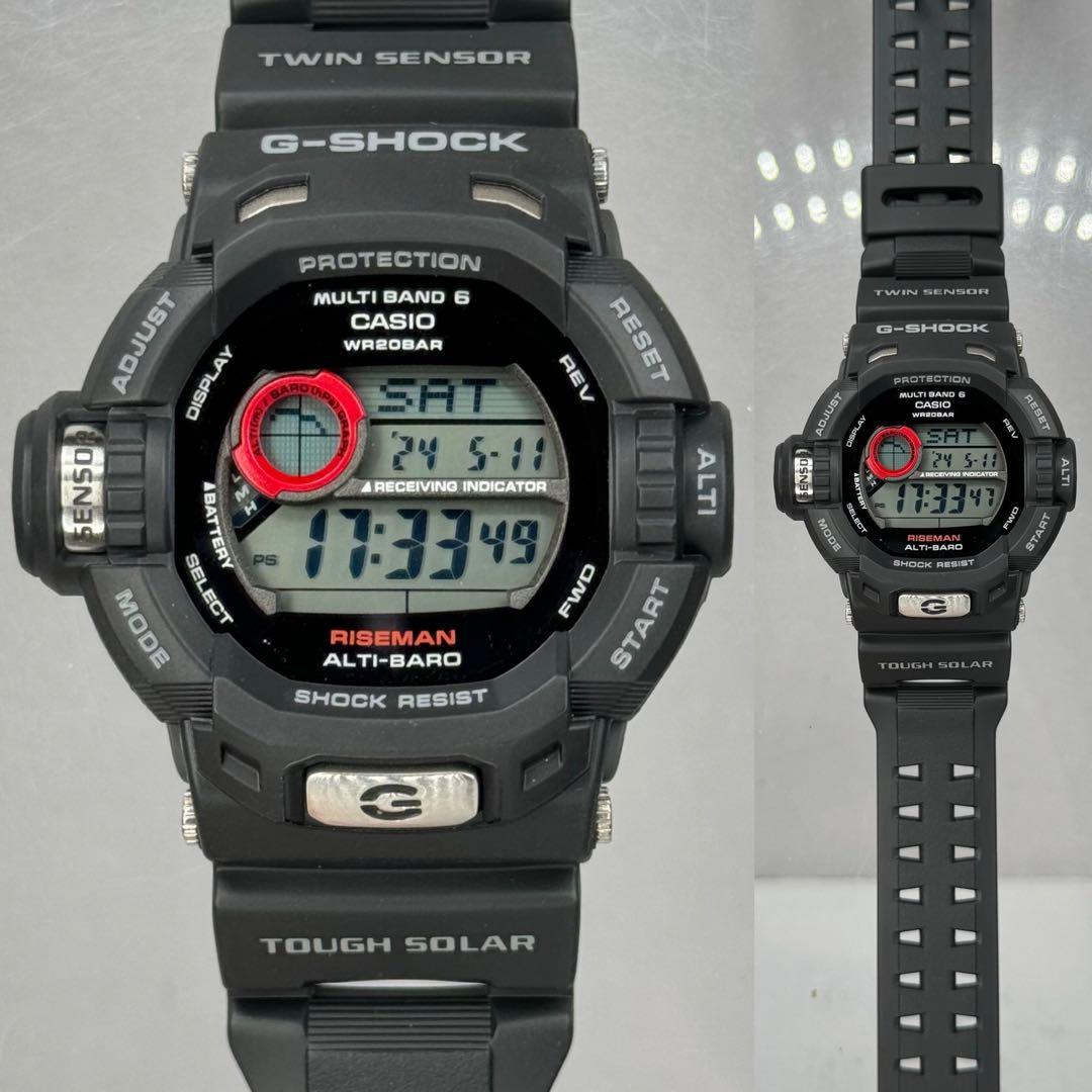 未使用 G-SHOCK GW-9200 RISEMANライズマン 電波ソーラー - メルカリ