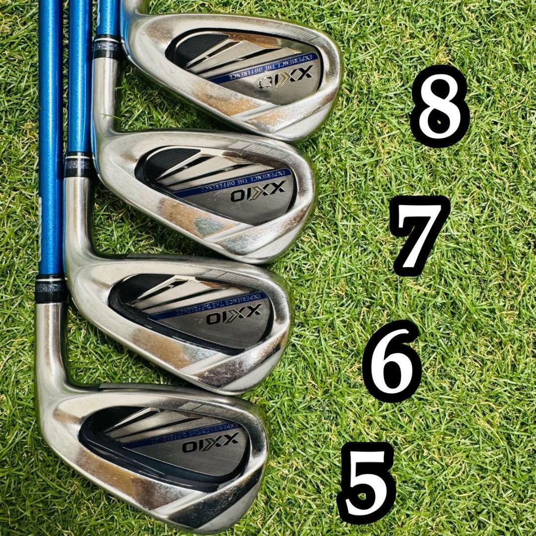 豪華8本】11代目ゼクシオ XXIO11 メンズアイアンセット カーボン SR