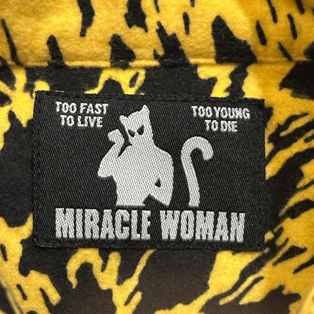 MIRACLE WOMAN　ヒョウ柄骸骨ボタン　サイズ表記なし　HR1157