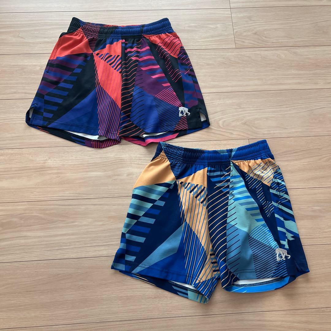 エゴザル　バスパン　Sサイズ　2枚セット EGOZARU（エゴザル） （メンズ）バスケットボールウェア ひざ上丈