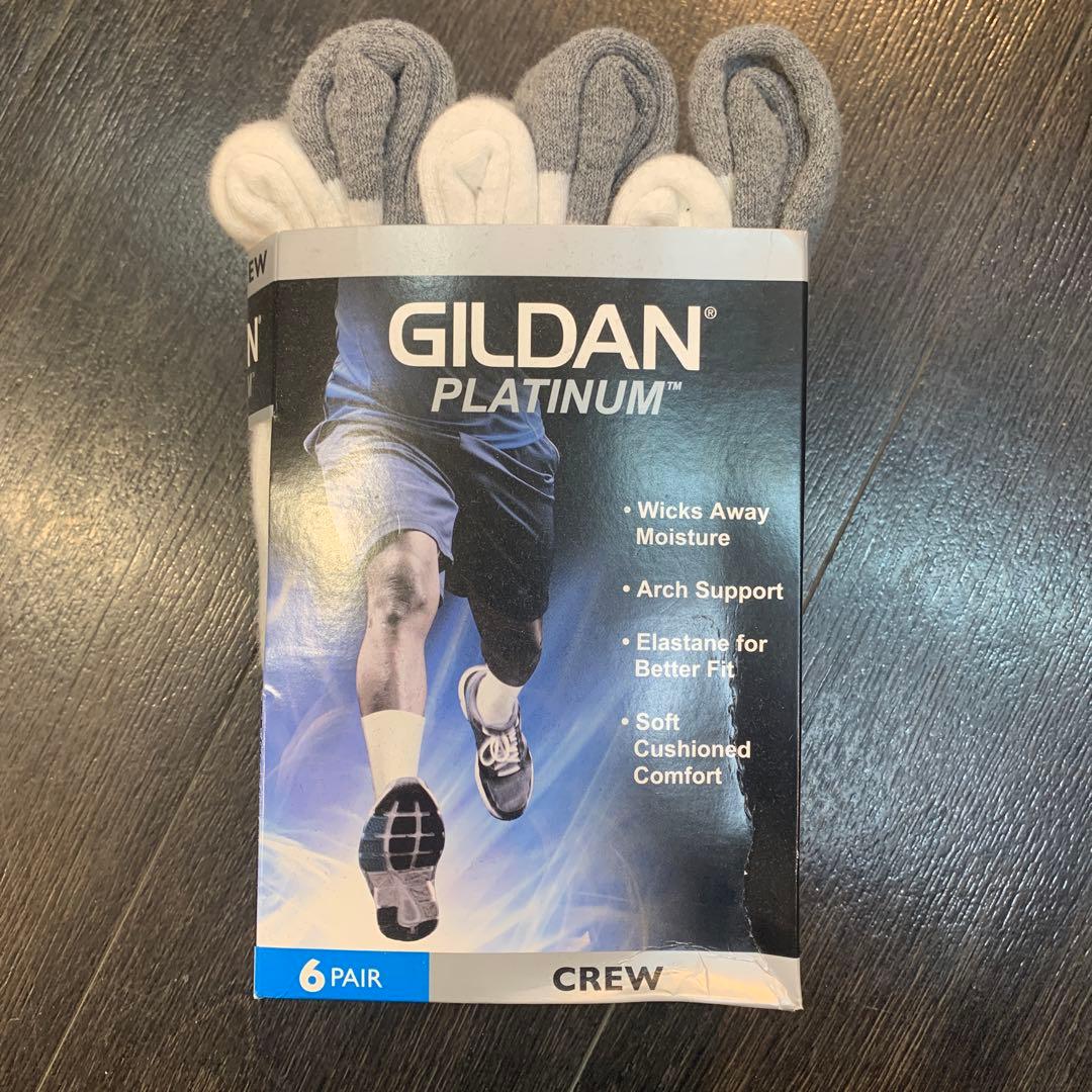 GILDAN PLATINUM クルーソックス 6p セット - メルカリ