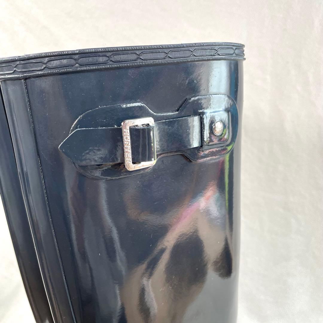 極美品✨ハンター グロス トールブーツ グラデーション ロング 艶あり