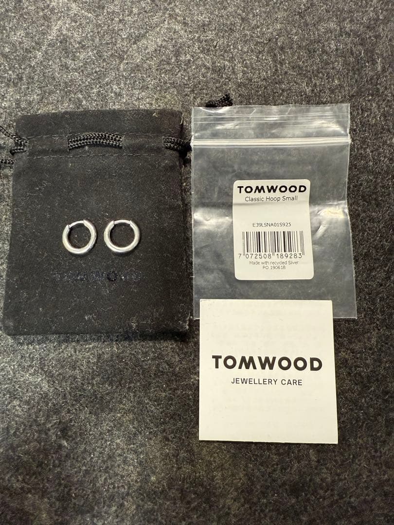 アクセサリー tomwood Classic Hoop Small Classic Hoops Small - Tom Wood Project Official Online Store