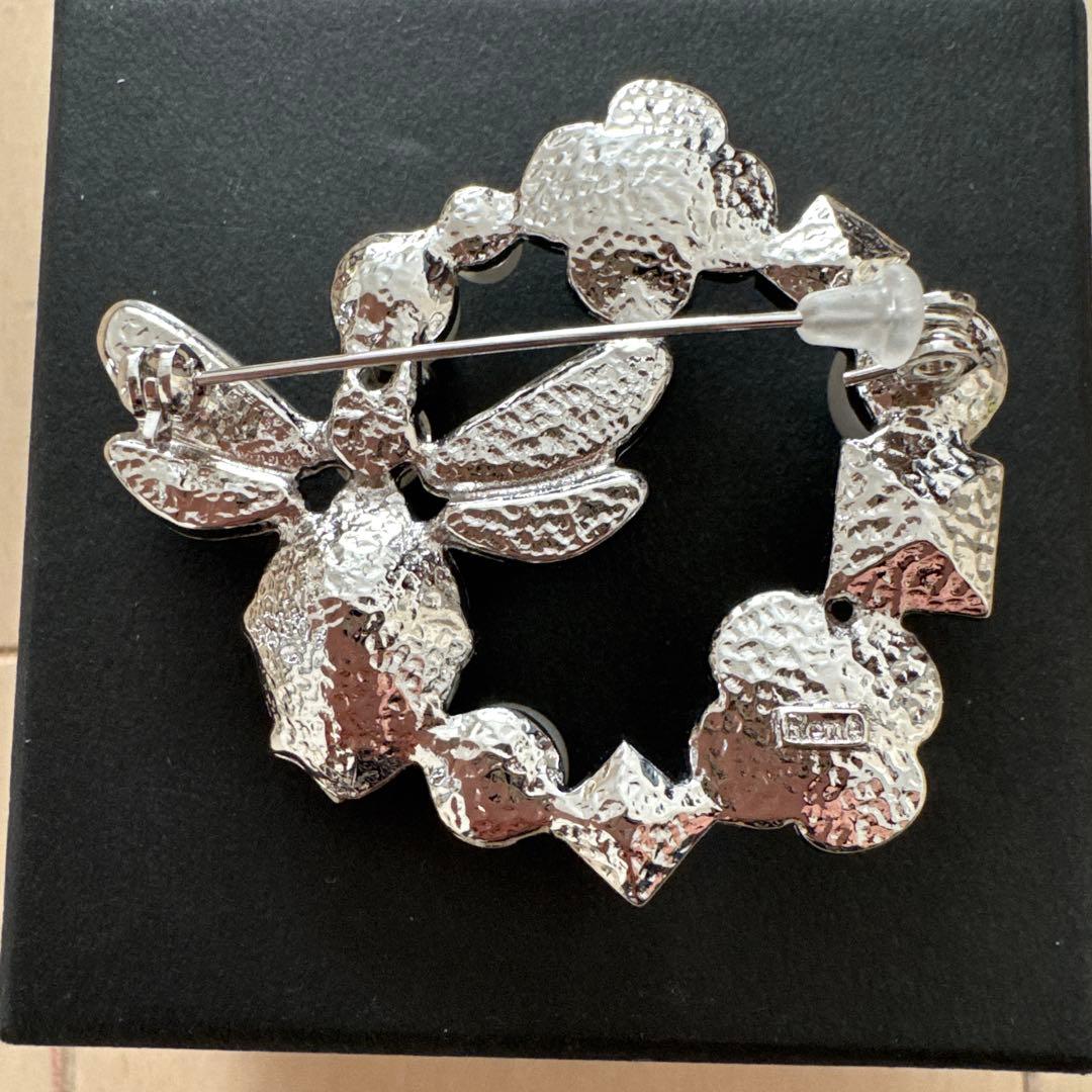 Rene ルネ ビジューパールとクリスタルブローチ フォーマルにも - メルカリ