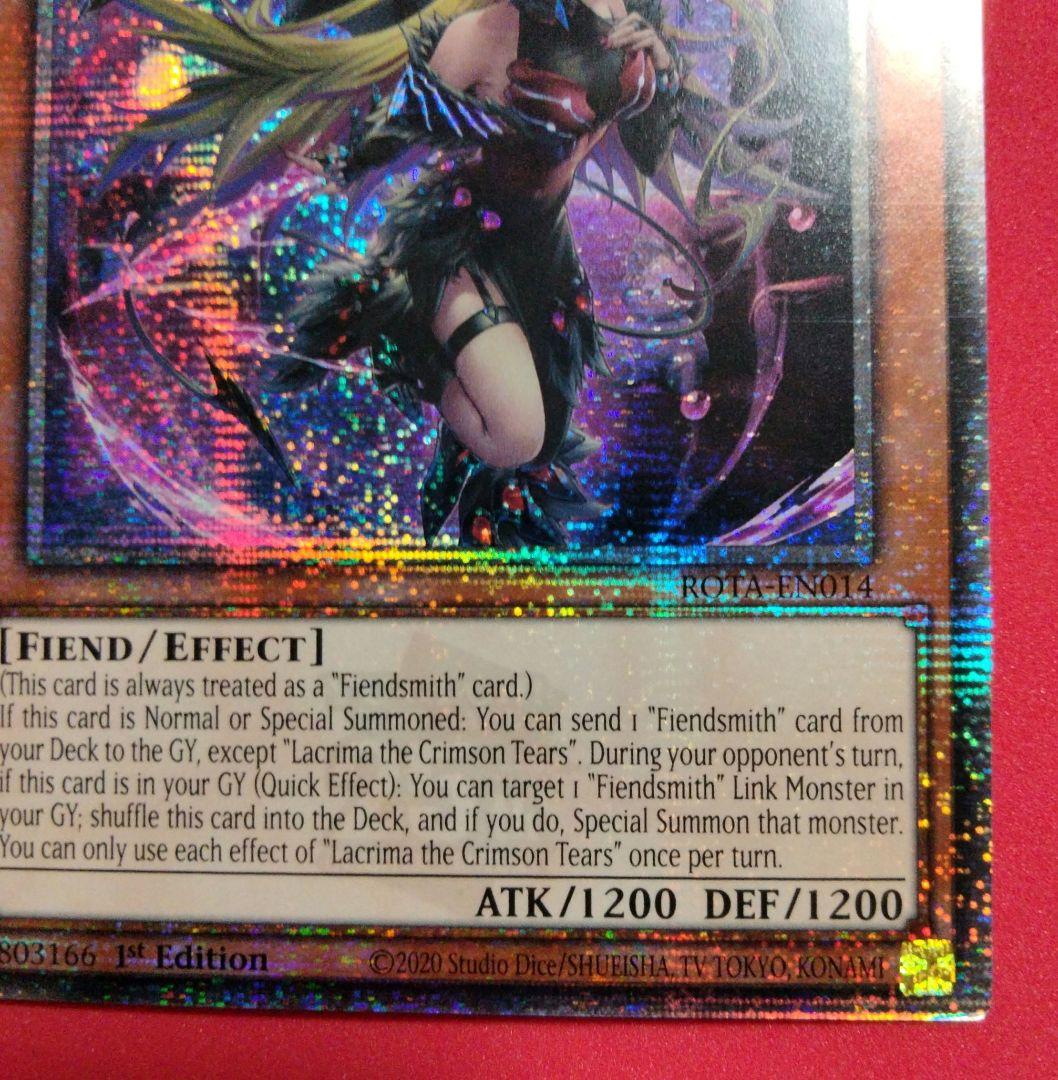 美品 紅涙の魔 ラクリモーサ 25th 英語 遊戯王 - メルカリ