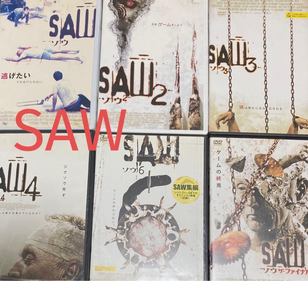 SAW・ソウ／レンタル落ちDVD6作品セットホラーMANIAX！ゲームスタート