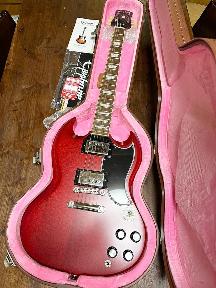 ほぼ未使用！Epiphone 1961 Les Paul SG エピフォン レビュー】Epiphone 1961 Les Paul SG Standard エピフォンの常識を