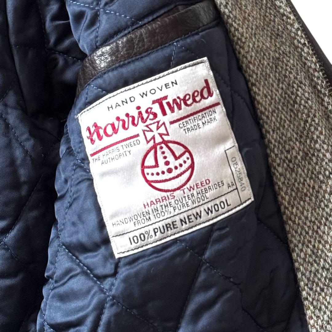GB SPORT SHIPS別注 ハリスツイード スタジャン レザー袖 USA製 - メルカリ