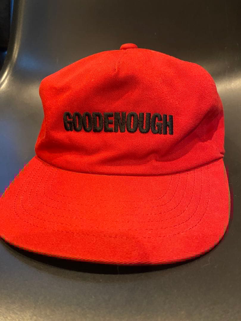 当時物　good enough コットンキャップ　レッド 楽天市場】GOOD ENOUGH グッドイナフ キャップ 90s フェルト GEロゴ