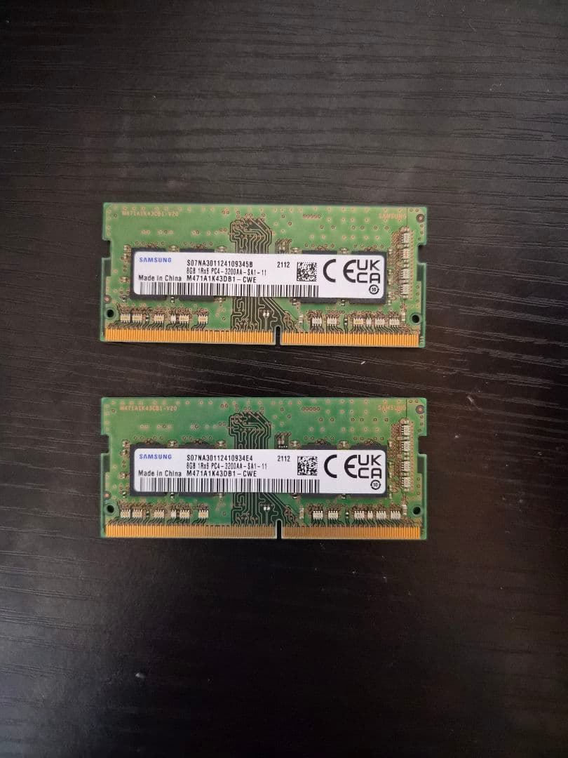 Samsung DDR4 メモリ 8GB (2x4GB) Samsung 8GB (2x4GB) DDR4 3200MHz PC4-25600 (PC4-3200AA) CL22 UDIMM
