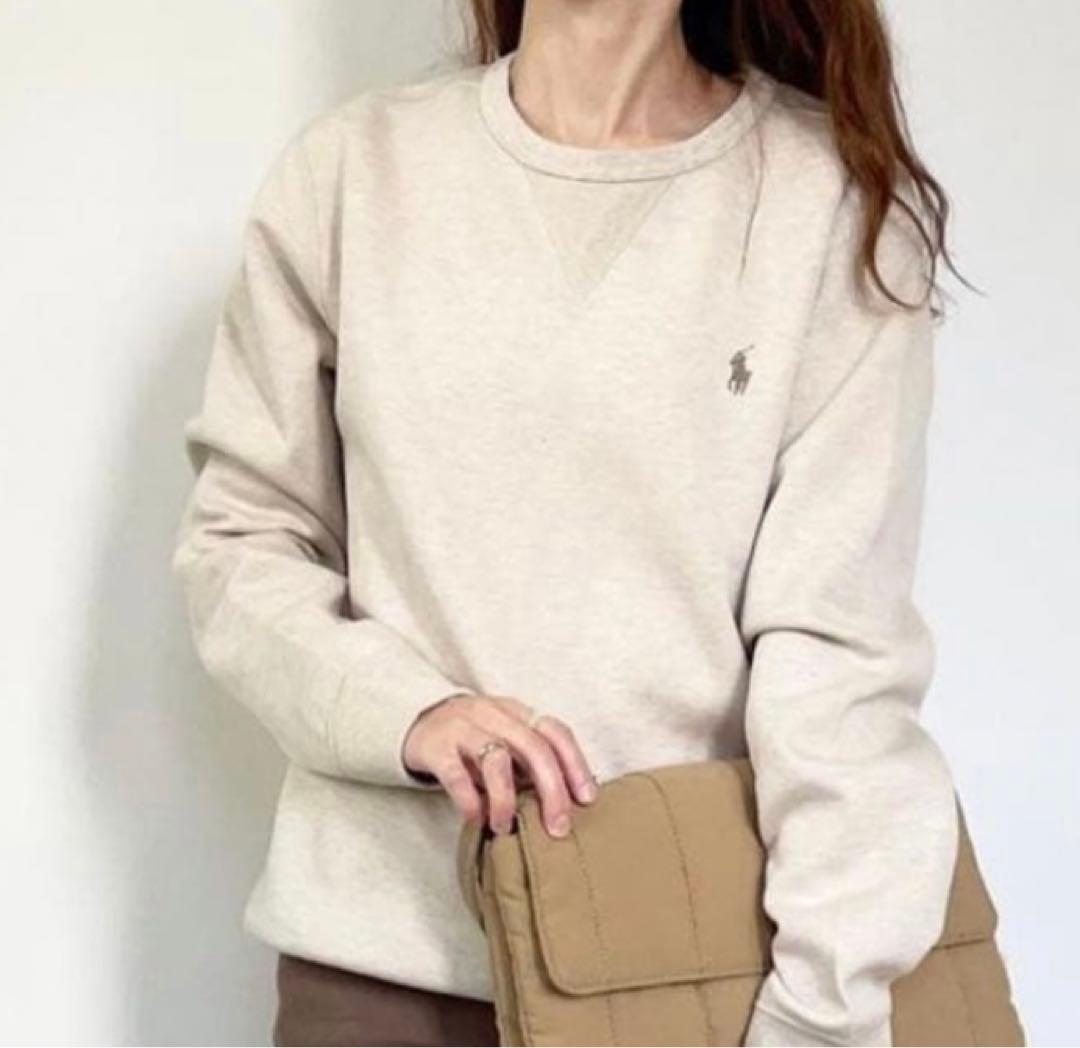 POLO ラルフローレン トレーナー スウェット ベージュ