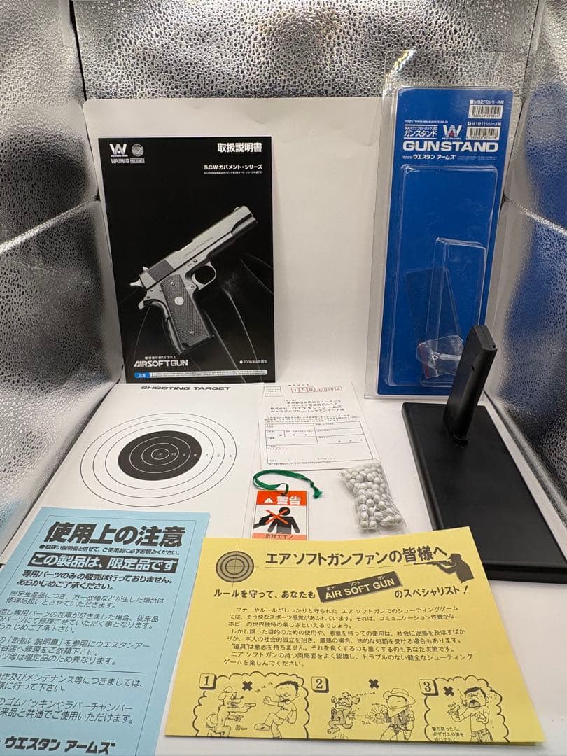 美品 WA SEVEN ミルズ 2012 リアルスチール 限定24丁 スタンド付