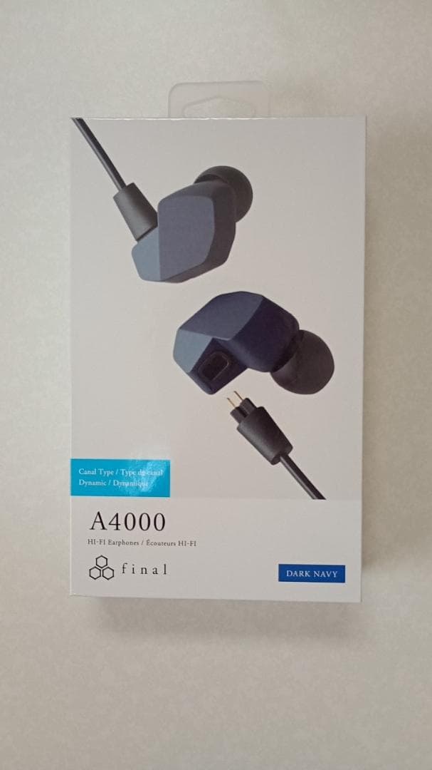 final A4000 ダークネイビー イヤホン - メルカリ