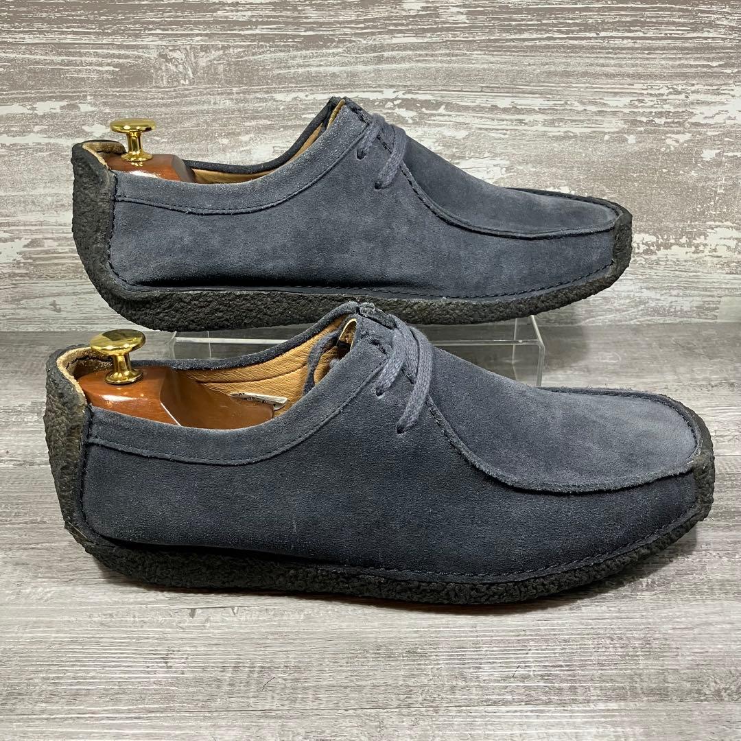334【美品】Clarks Originalナタリー ネイビー　27.5cm