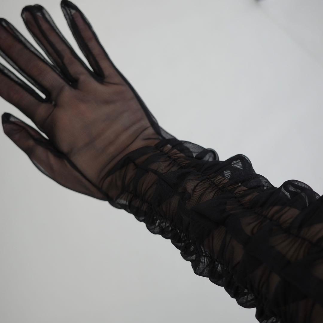 FUMIKA UCHIDA SHIRRING GLOVES BLACK - メルカリ