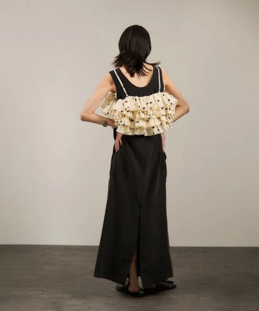 crinkle crinkle crinkle ドットフリルキャミ - メルカリ