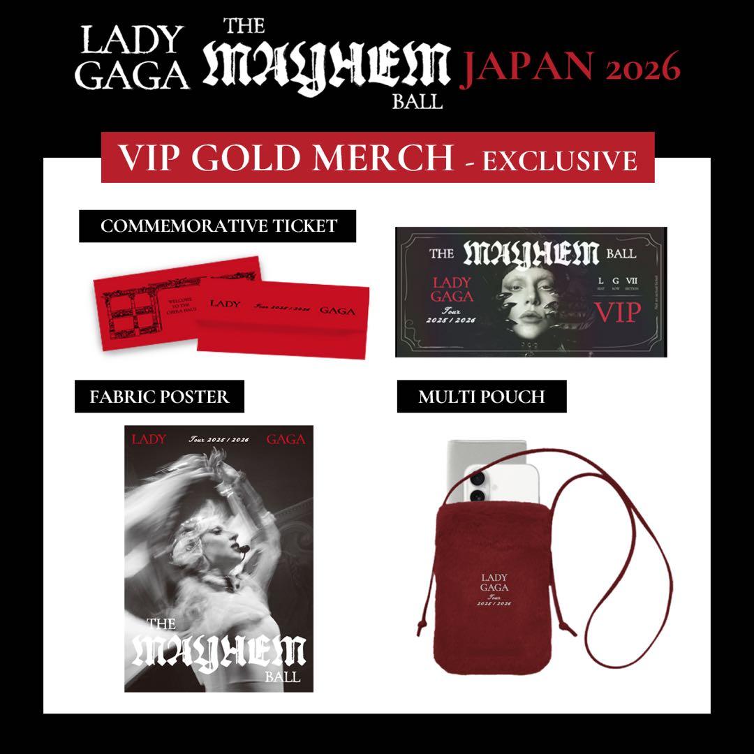 Lady Gaga VIP GOLD グッズ セット - メルカリ