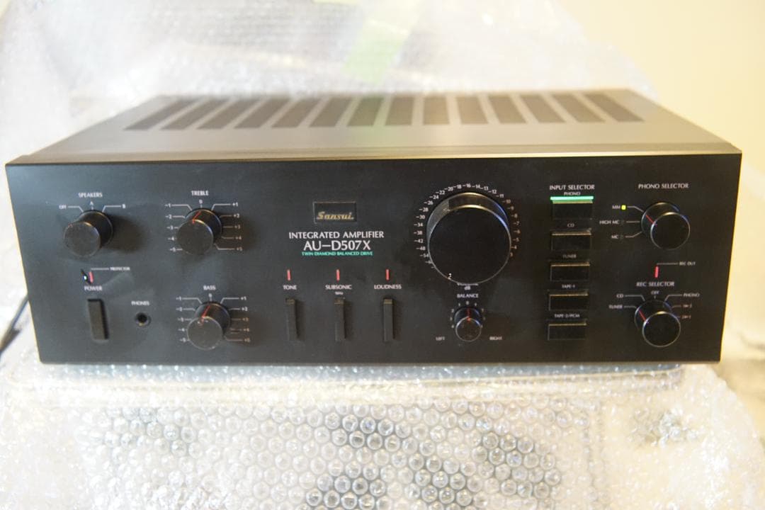 SANSUI プリメインアンプ AU-D507X 音出し確認 - メルカリ