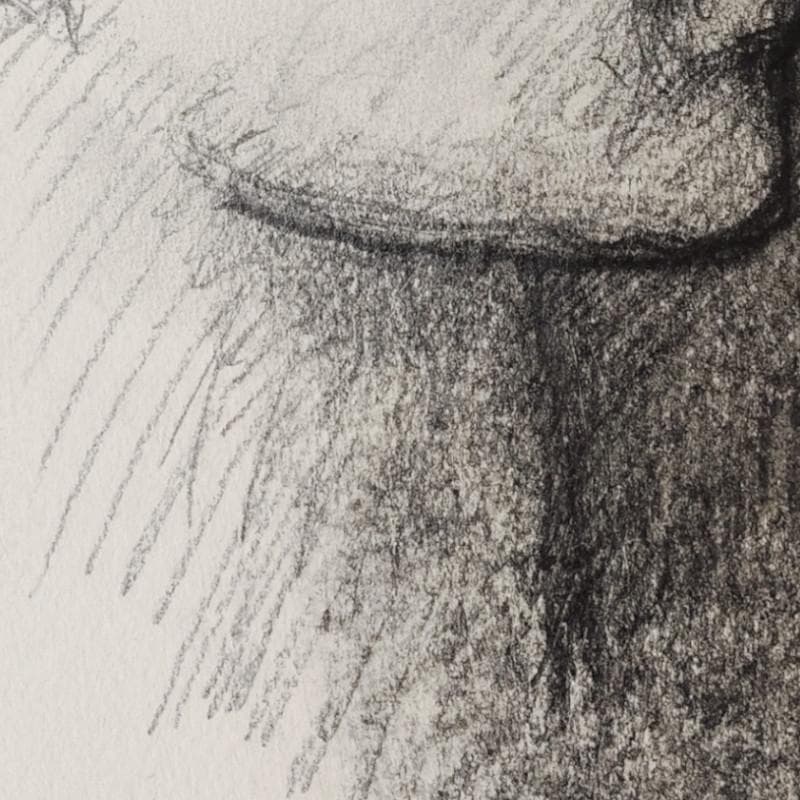 ダイスケ様専用!☆舟越保武☆「 少女 」 デッサン画 良好！ - メルカリ