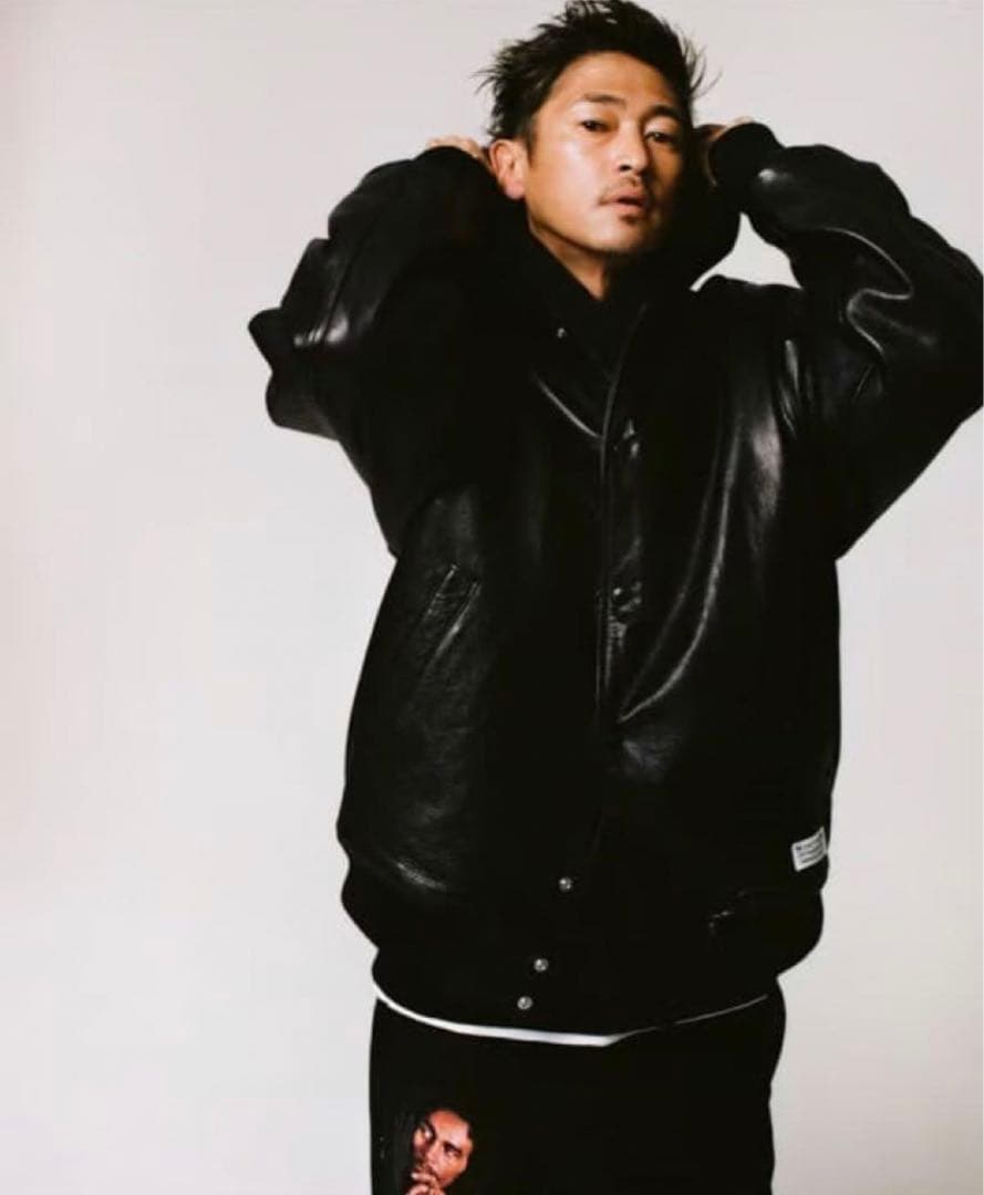 ワコマリア22aw レザーバーシティジャケット 窪塚洋介さん着用 - メルカリ