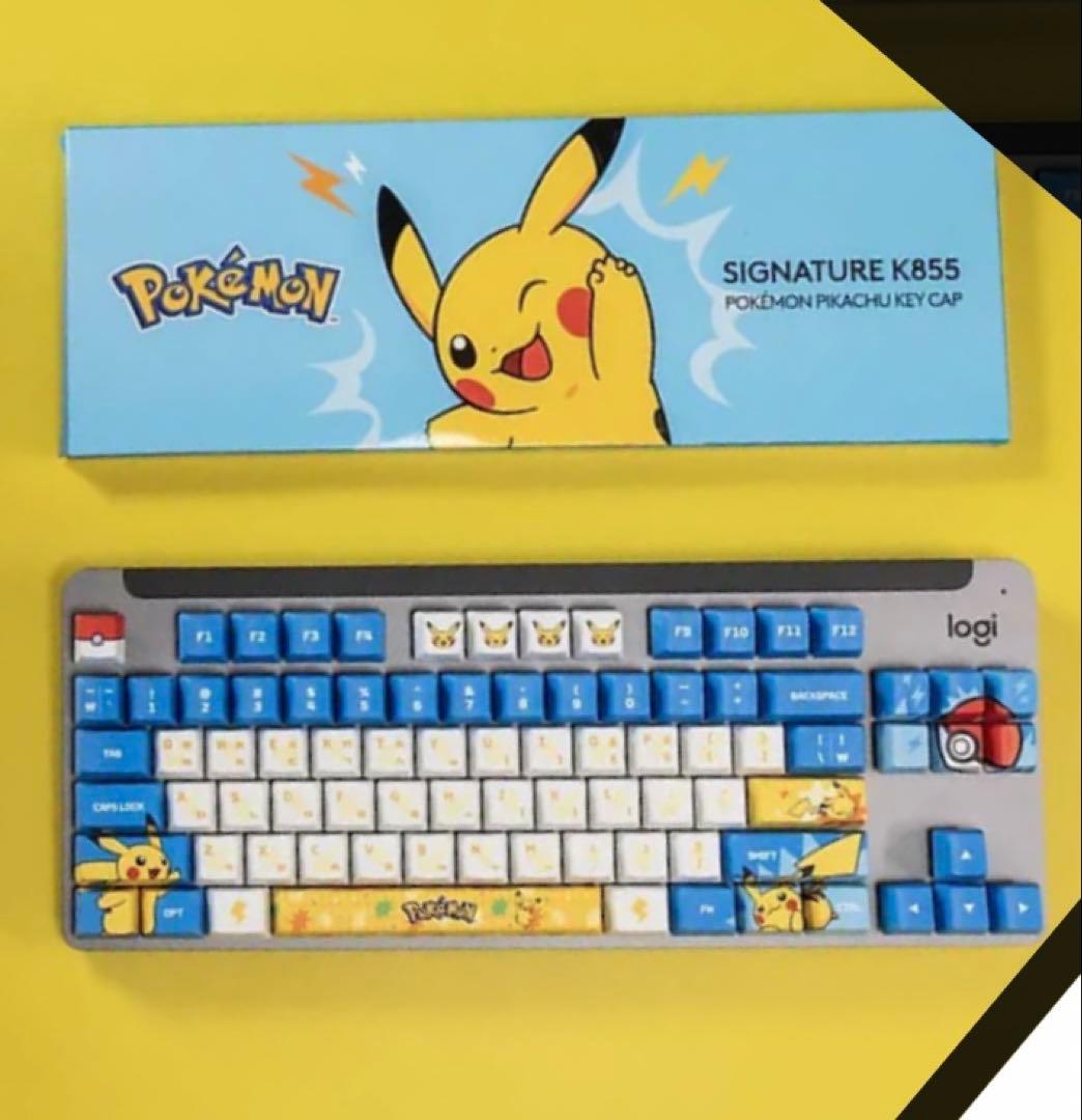 韓国限定 Logitech×ポケモン K855 無線キーボード ピカチュウ 新品 韓国限定 Logitech×ポケモン K855 無線キーボード 新品 ポケモン キー