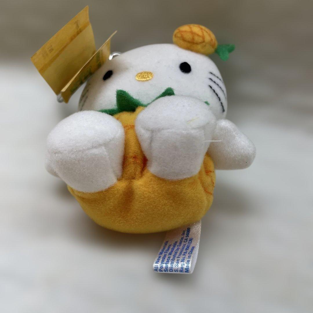 平成レトロ 海外限定 ハワイ パイナップルキティ マスコットキーホルダー