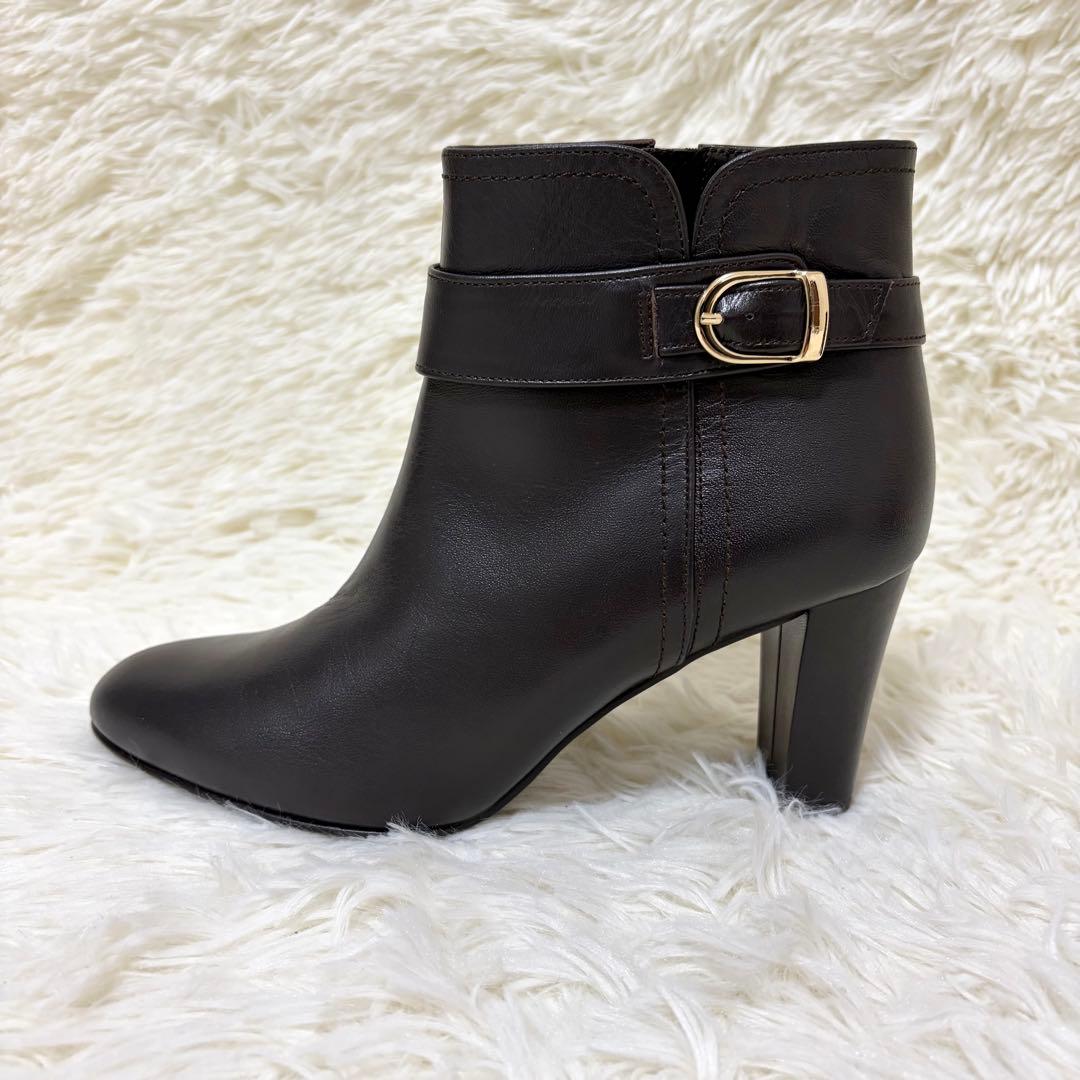 未使用品✨DIANA ショートブーツ ベルト ブラウン 日本製 23.5cm