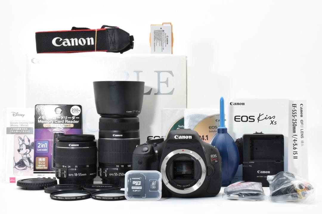 美品❤️ショット数1939回✨Canon Kiss X5 ダブルズームキット 元箱
