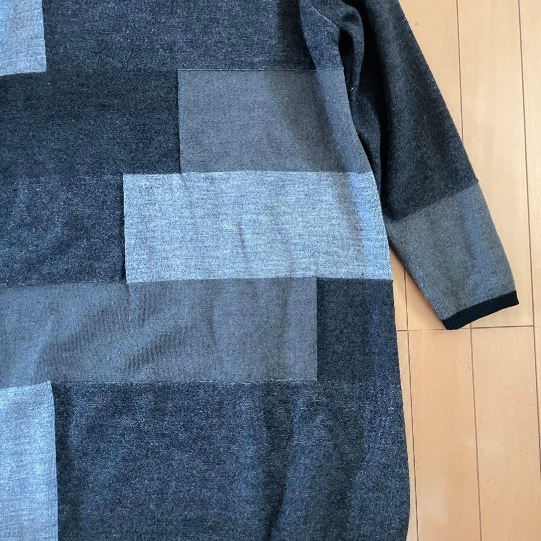 FUGA FUGA パッチワークニットワンピース - メルカリ