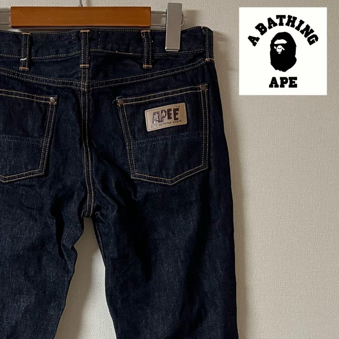 A BATHING APE（アベイシングエイプ）ストレートデニム/インディゴ