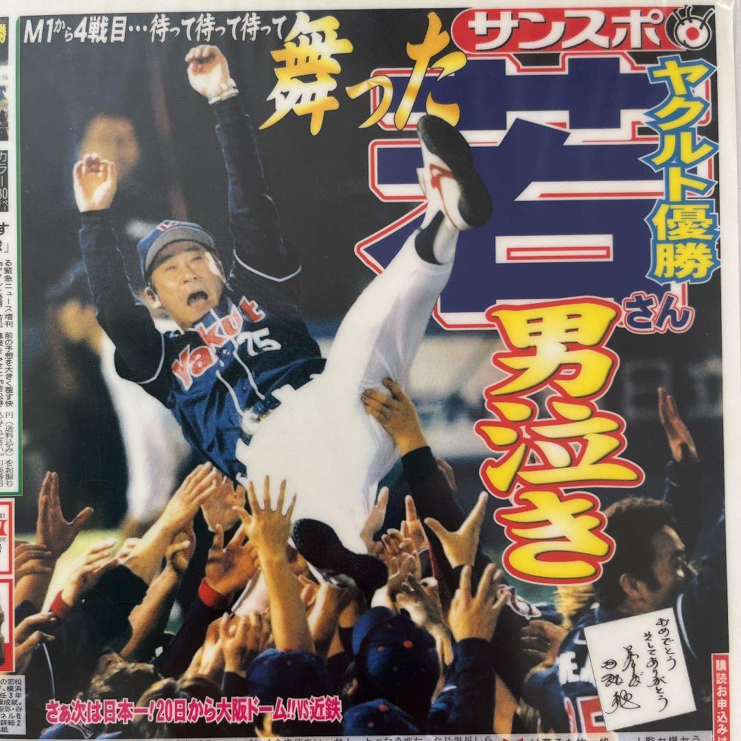 2001年度ヤクルトV セリーグ制覇記念の下敷き - メルカリ