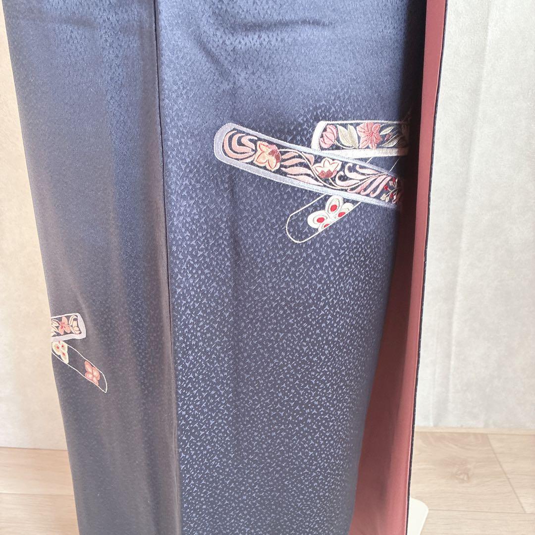 付け下げ フルセット 着物 トールサイズ Lサイズ 正絹 訪問着 手刺繍