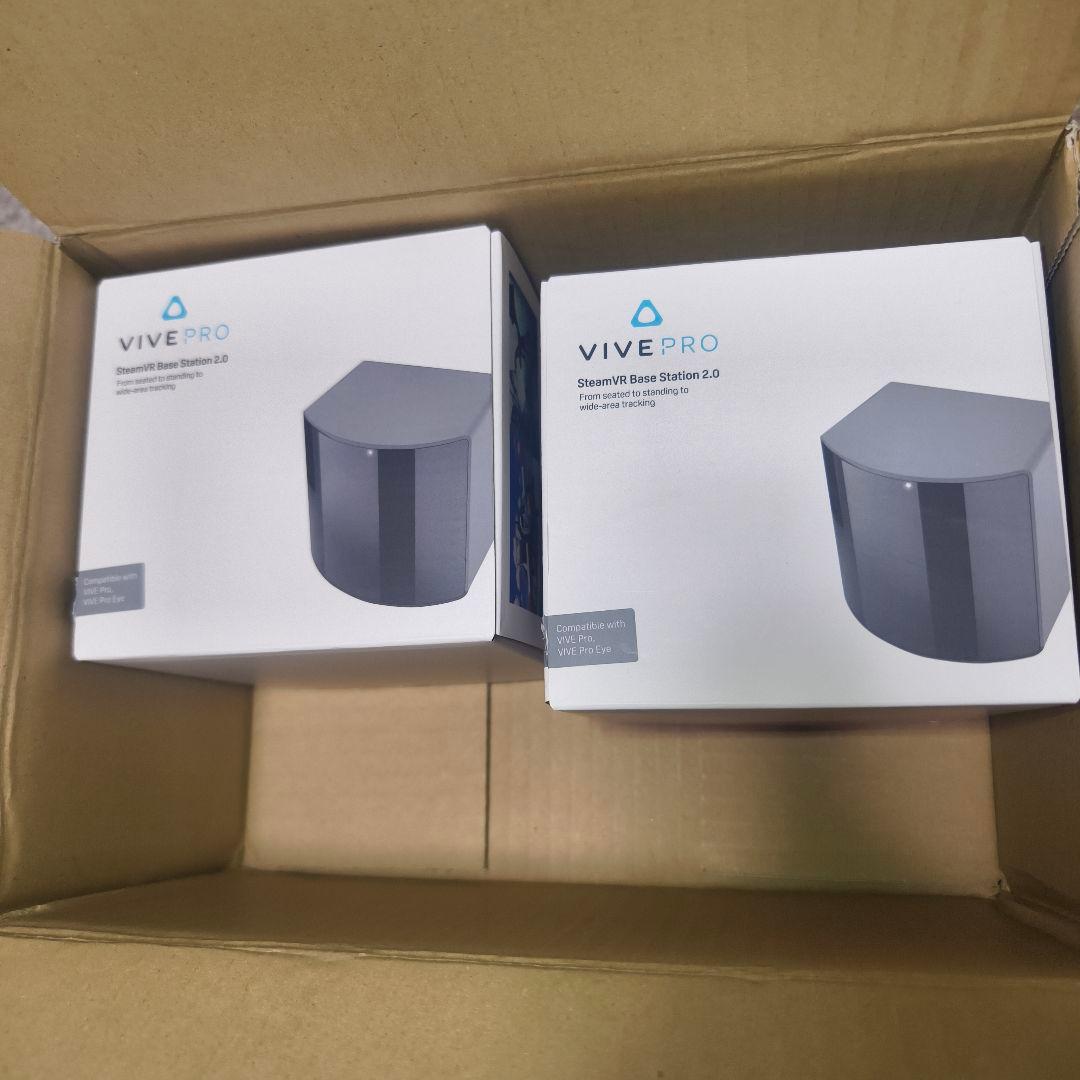 VIVE PRO SteamVR Base Station 2.0 2個セット VIVE PRO SteamVR Base Station 2.0 2台セット VIVE PRO SteamVR Base