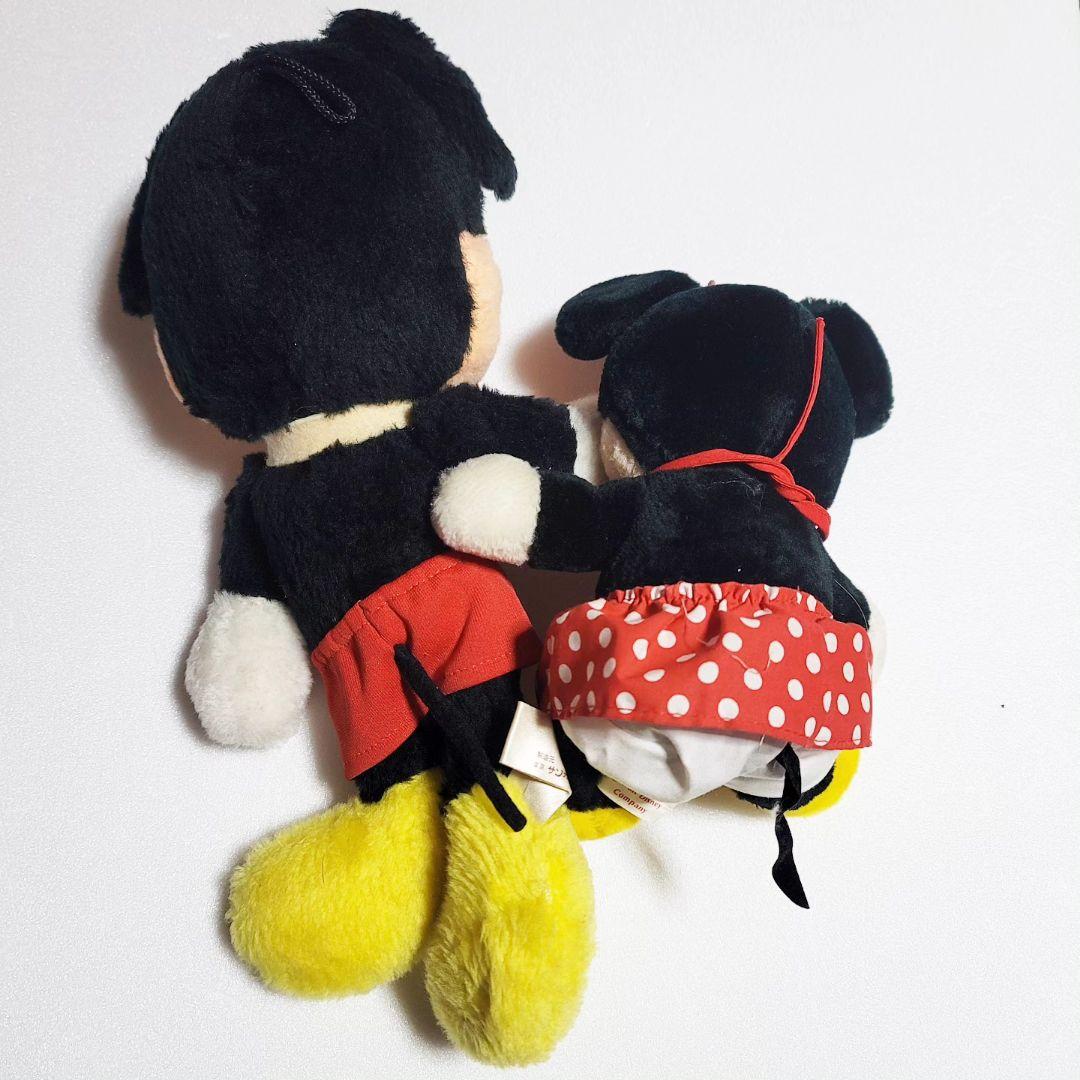 昭和レトロ 希少 ディズニー トミー ミッキー ミニー ぬいぐるみ