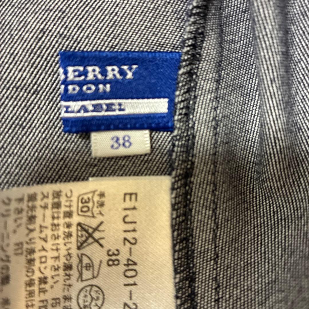 バーバリー ブルーレーベル デニムワンピース サイズ38 - メルカリ