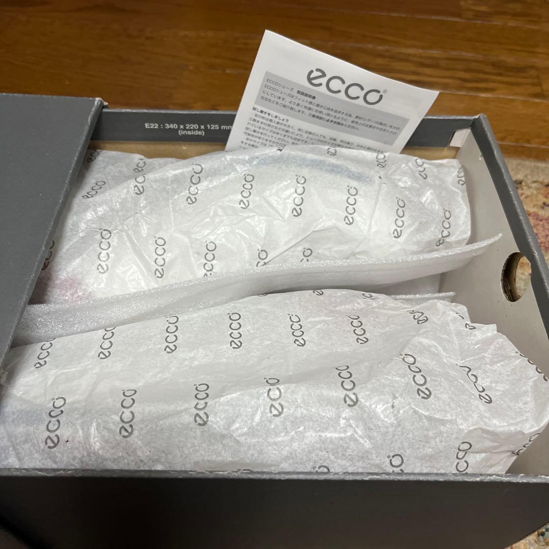 ECCO エコー　ゴルフシューズ ホワイト/レッド　25.5cm