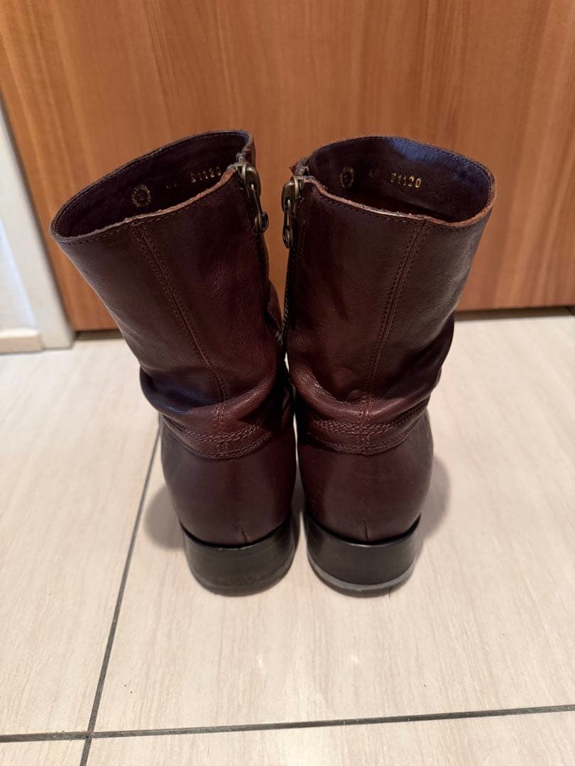 BUTTERO(ブッテロ) B1120 ZIPアップブーツ 40(26cm) - メルカリ