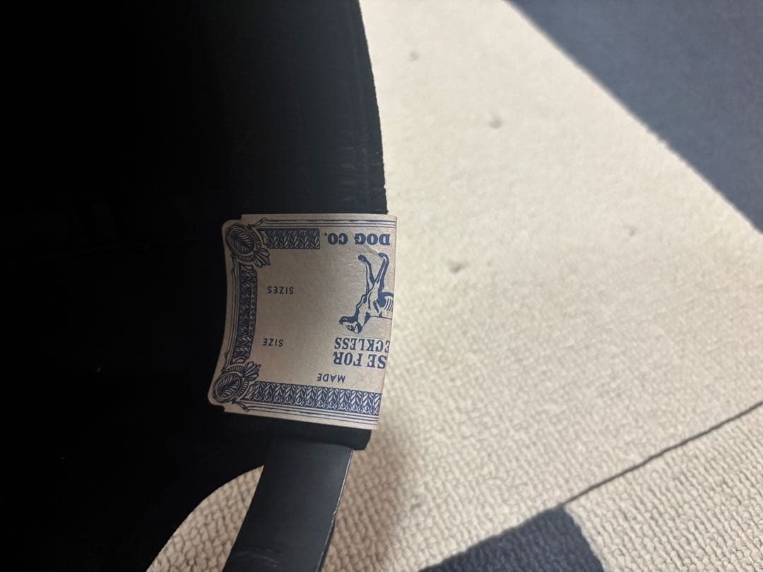 THE H.W.DOG&CO トラッカーキャップ タグ付き ブラック 38サイズ