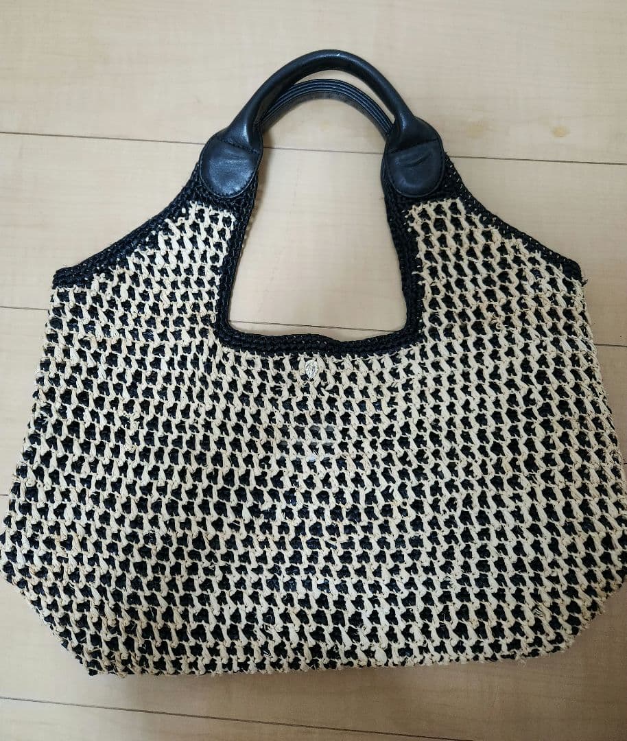 ヘレンカミンスキー ラフィア カゴバッグ レザーハンドル ヘレンカミンスキーの2wayかごバッグ NISIDA｜送料無料|NATURAL