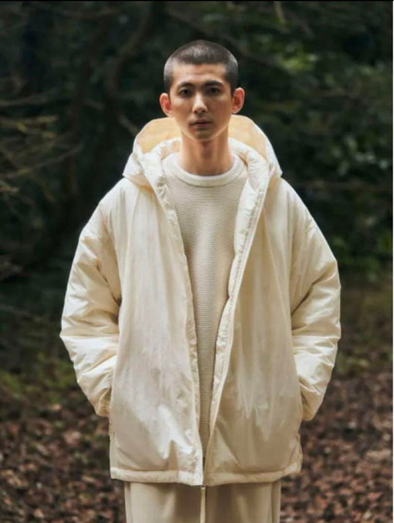 無印良品 MUJI labo 撥水フード付きダウンジャケット 男女兼用XL