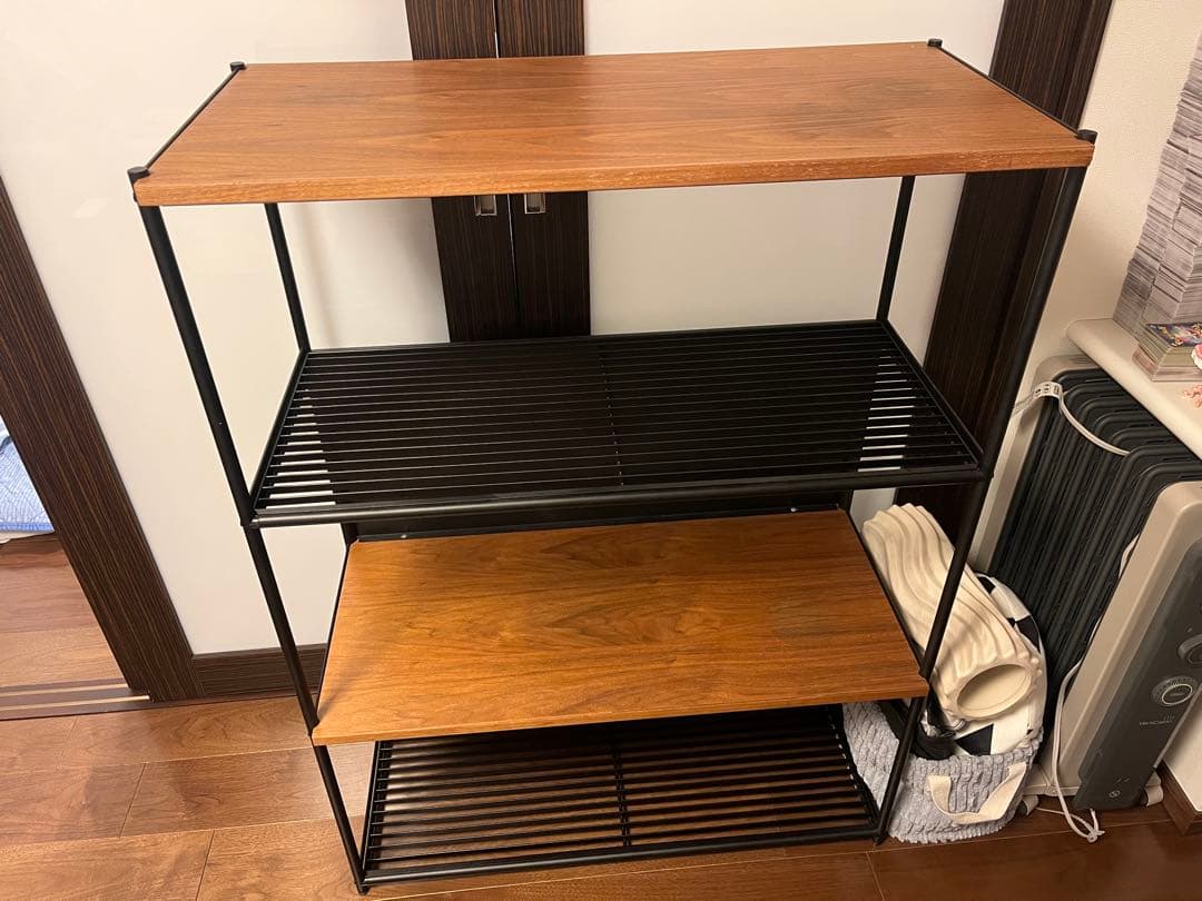 ACTUS アクタス スチール 木製オープンシェルフ 3段 - メルカリ